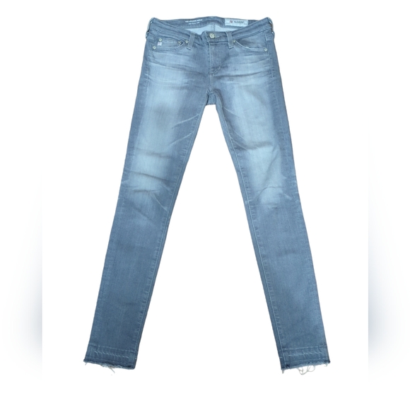 AG Adriano Goldschmied size24R color Gray the leggings ankle super skinny ankle - Picture 1 of 6